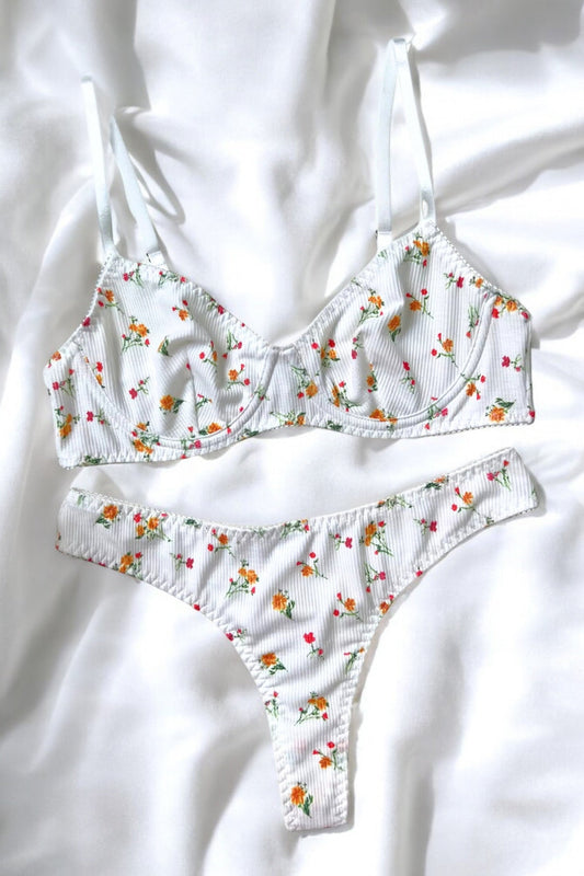 Isabelle - Floral Lingerie Set